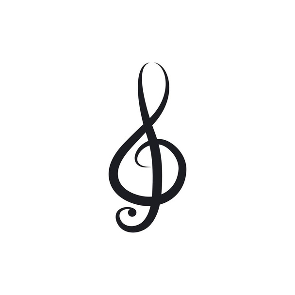 Icono de nota musical - Vector, imagen