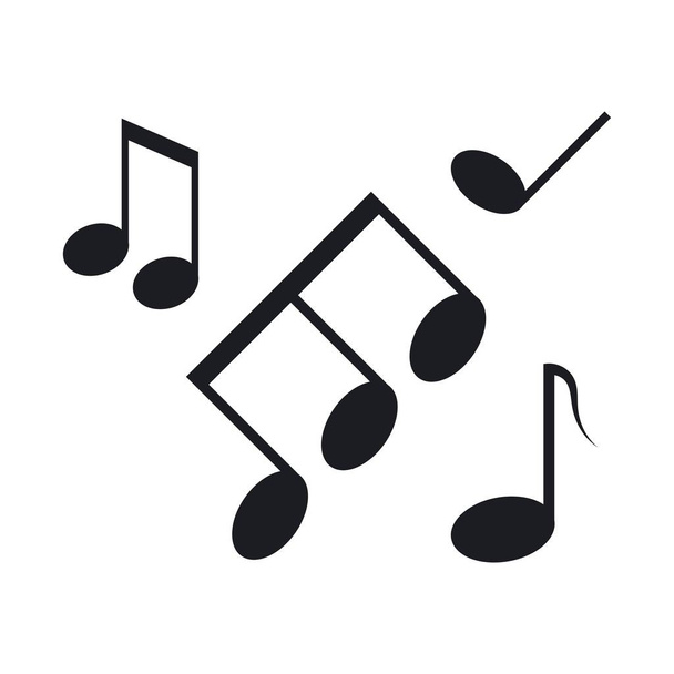 Music note icon - Vektor, kép
