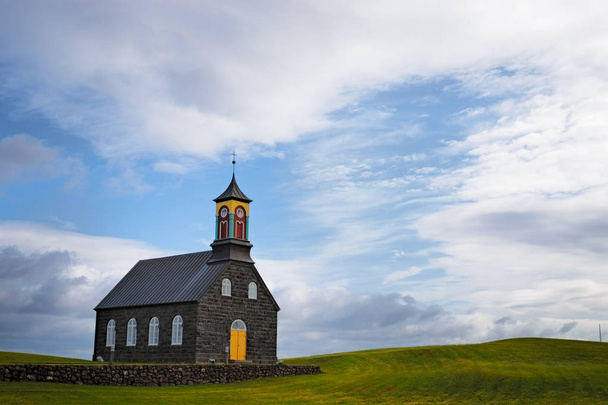 hvalsneskirkja Church in Reykjanes Peninsula, Iceland - Valokuva, kuva