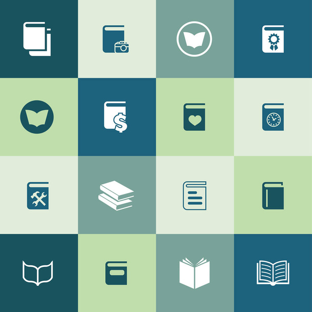 libros iconos conjunto universal para web e interfaz de usuario
 - Vector, Imagen