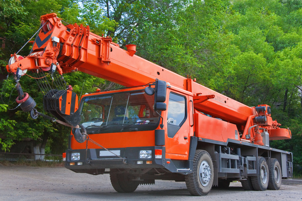 Heavy mobile crane truck - Photo, Image