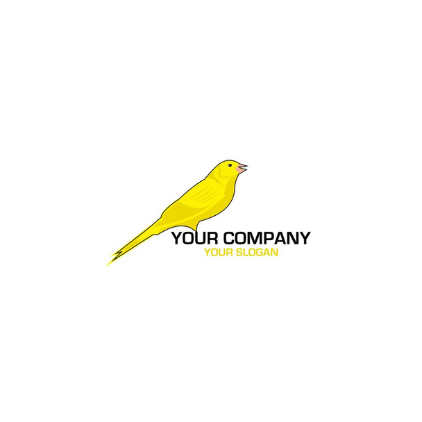 Canary Bird Logo Design Vector - Vector, Image