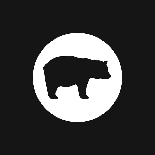 Bear icon. Vector concept illustration for design. - Vector, Image