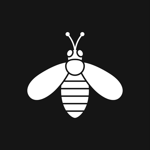 Icono de abeja. Signo animal de granja. Símbolo gráfico
 - Vector, Imagen