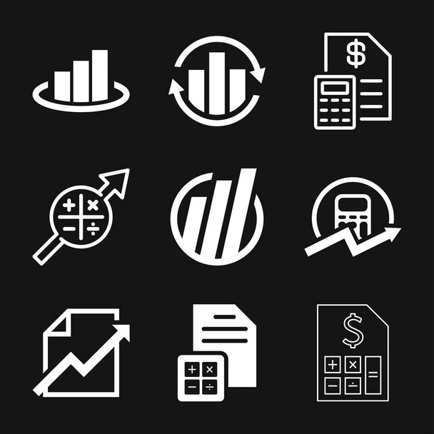 Accounting vector icon. Business and financial symbol - Vector, Image