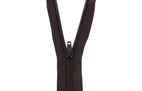 zipper isolated on white - Photo, Image