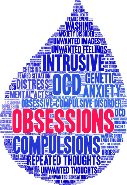 Obsesiones Word Cloud
 - Vector, imagen