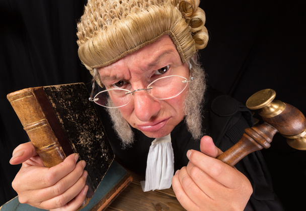 Grumpy judge - Foto, Bild