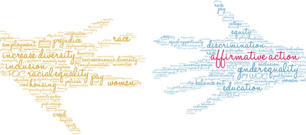 Affirmative Action Word Cloud - Vector, Image