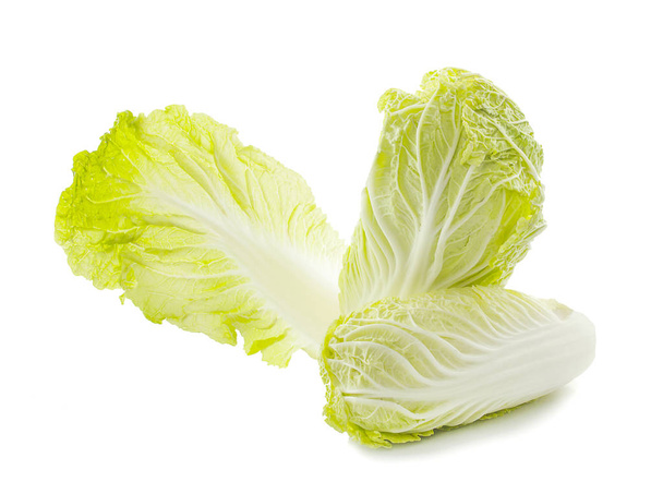 fresh chinese cabbage on a white background - Photo, image