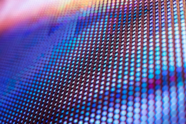 CloseUp LED blurred screen. LED soft focus background. abstract  - Photo, Image