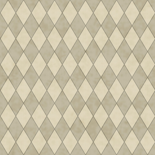 Ecru Diamond Shape Fabric Background - Photo, Image