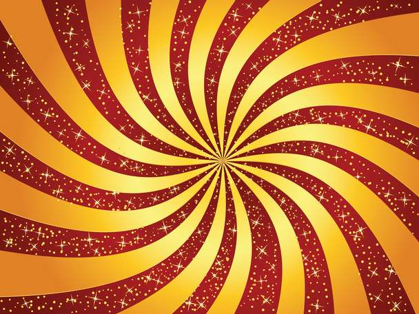 Fond rouge avec des rayons dorés
 - Vecteur, image