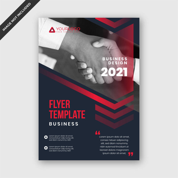 minimalistyczny projekt broszury dla nowoczesnej firmy - Zdjęcie, obraz