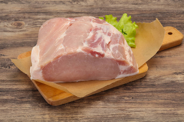 Raw pork meat piece for cooking - Photo, Image