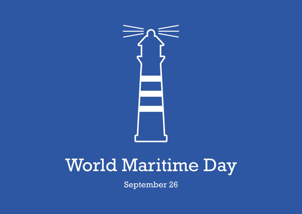 Vecteur de la Journée maritime mondiale
 - Vecteur, image