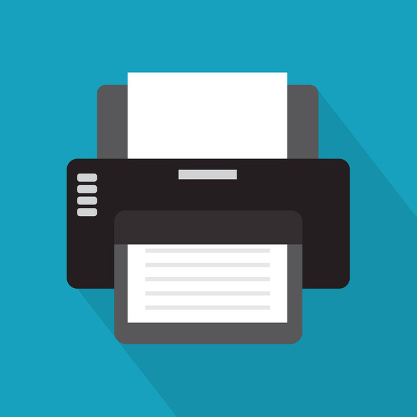 office printer icon- vector illustration - Vector, Image