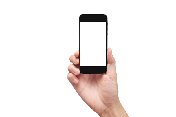 Houd mobiele telefoons, smartphone-apparaten en touchscreentechnolo - Foto, afbeelding