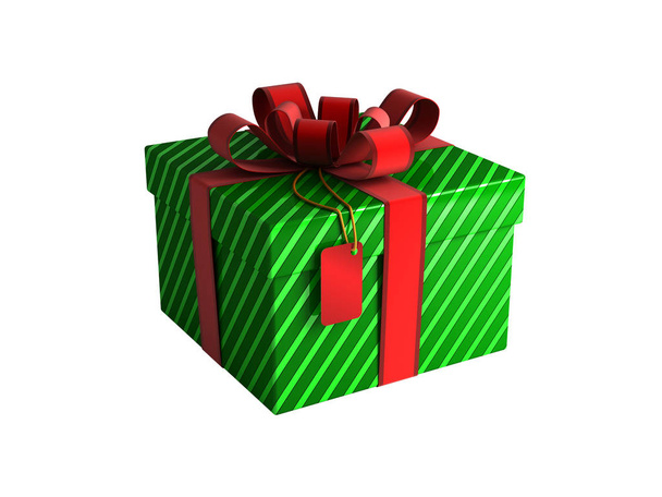 Подарункова коробка ілюстрація ізольована на білому
 - Фото, зображення