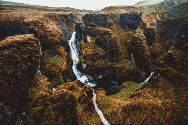 Paesaggio unico di Fjadrargljufur in Islanda. - Foto, immagini