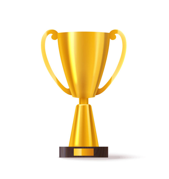3D спортивний трофей або реалістична золота чашка
 - Вектор, зображення
