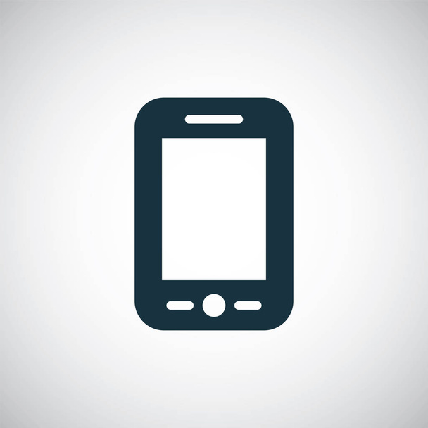 ikona telefonu Smartphone pro web a uživatelské rozhraní na bílém pozadí - Vektor, obrázek