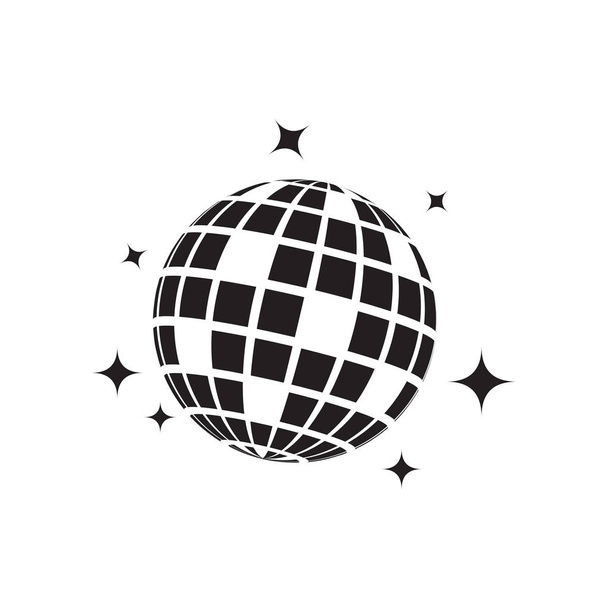 Disco ball graphic design template vector isolated - Vector, Image