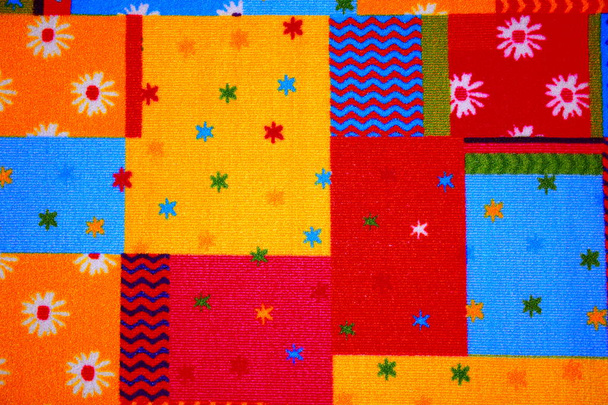 carpet texture. Colored carpet on the floor - Fotó, kép