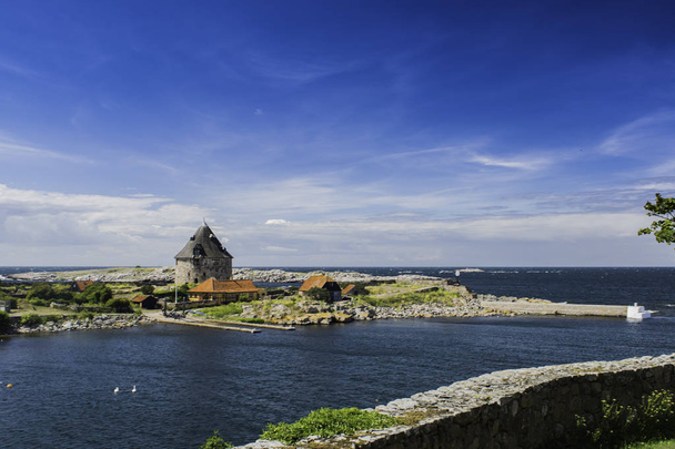 Christianso-een pittoresk Deens eiland naast Bornholm aan de Baltische Zee - Foto, afbeelding