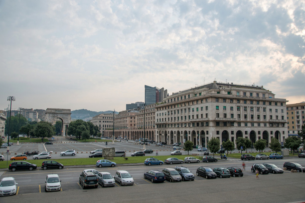 Victory Square, Genoa-Italy - Photo, Image