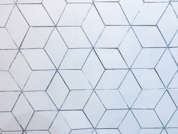 Patrón hexagonal sin costura, copia de fondo de espacio
. - Foto, Imagen