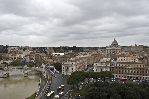 Rome and the Tiber - Fotoğraf, Görsel