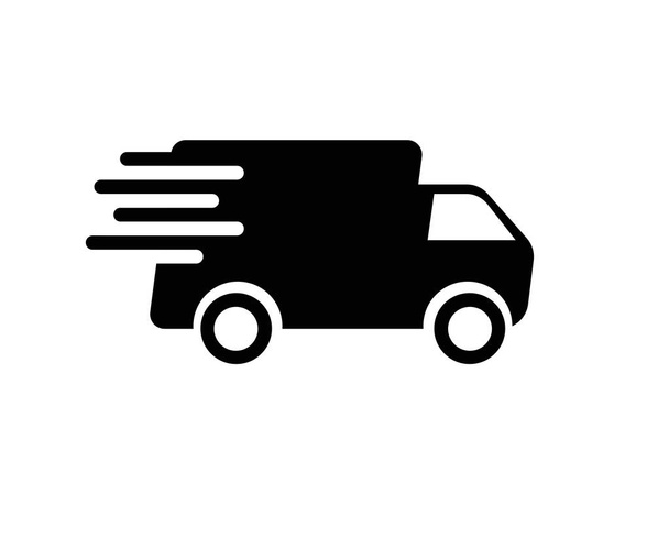 Szállítási Truck Icon design logo sablon - Fotó, kép