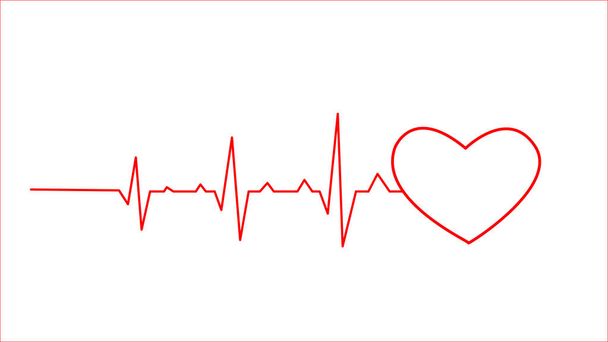 Art design health medical heartbeat pulse template - Photo, Image