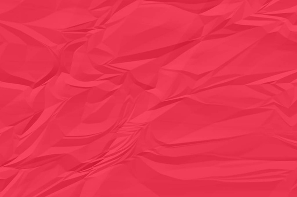 crumpled red paper background close up - Photo, Image