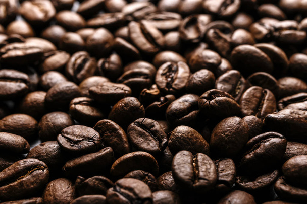 Coffee beans as background. - Фото, зображення