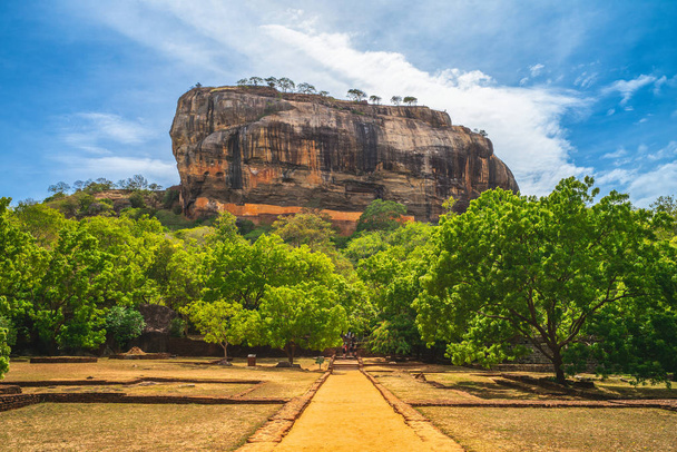 Sigiriya, oroszlán rock, ősi erőd Srí Lanka - Fotó, kép