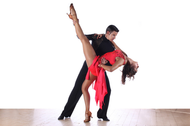 Dancers in ballroom - Фото, изображение