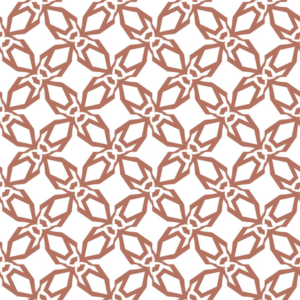 Seamless geometric ornamental vector pattern. Abstract background - Wektor, obraz