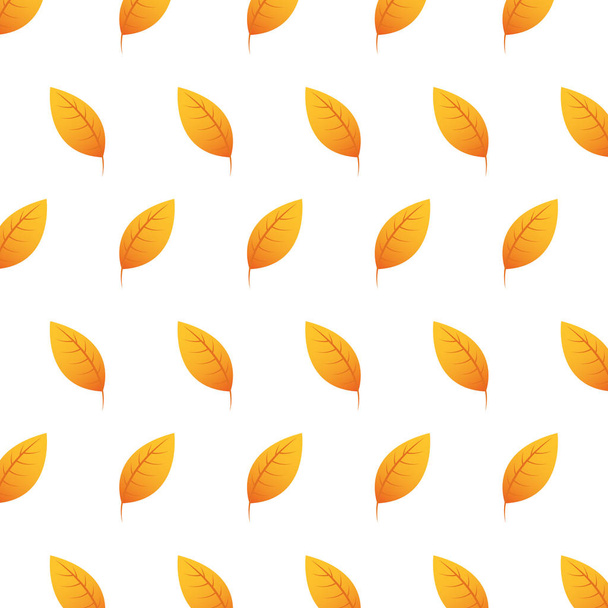 Сезонный узор осенних листьев
 - Вектор,изображение