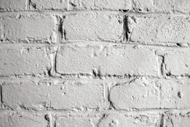 Eski beyaz tuğla duvarın dokusu - Fotoğraf, Görsel