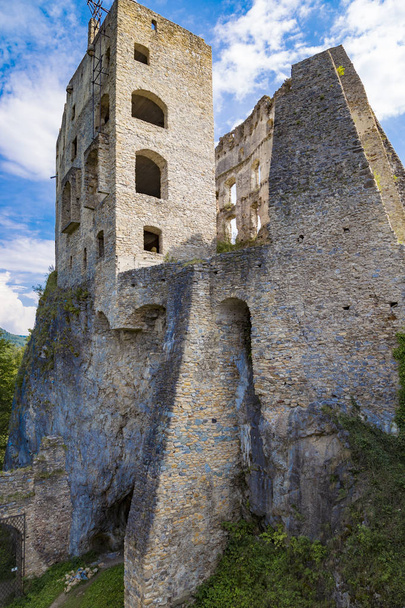 Old castle  Likava on the rock . Slovakia. - 写真・画像