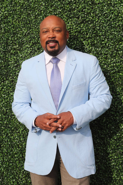 NEW YORK - AUGUST 26, 2019: Daymond John, Business Entrepreneur and Co-star of ABCs Hit show Shark Tank, at the red carpet before 2019 US Open opening night ceremony at National Tennis Center in NY - Fotografie, Obrázek