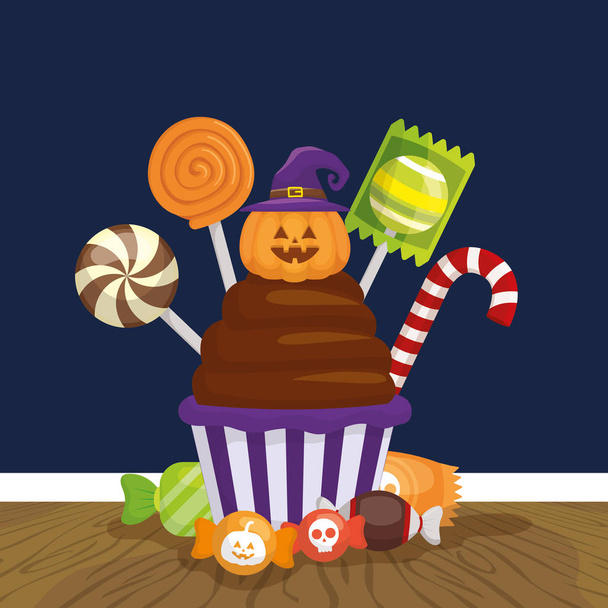 trick or treat - happy halloween - Vecteur, image