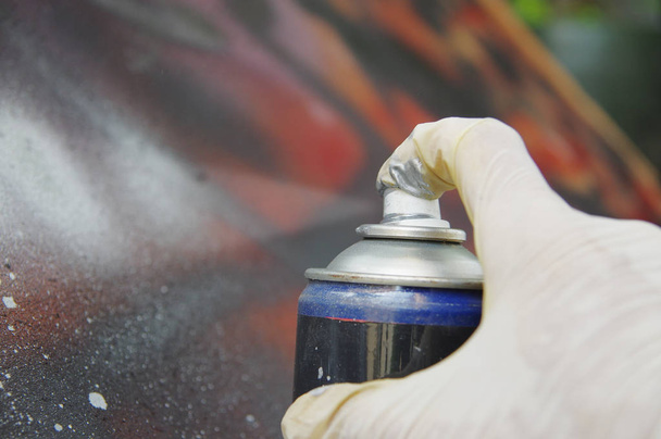 art spray hand - Photo, Image