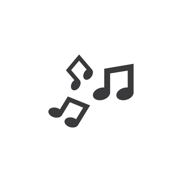 音楽注意ロゴ  - ベクター画像