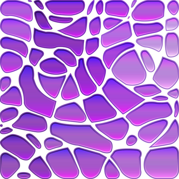 abstract vector stained-glass mosaic background - Vetor, Imagem