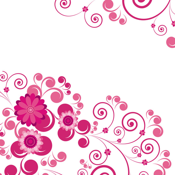 Vector. illustration of floral ornament. - Vector, Image