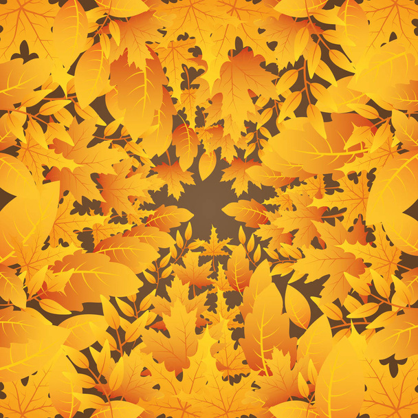 μοτίβο φυλλώματος του φθινοπώρου φόντο - Διάνυσμα, εικόνα