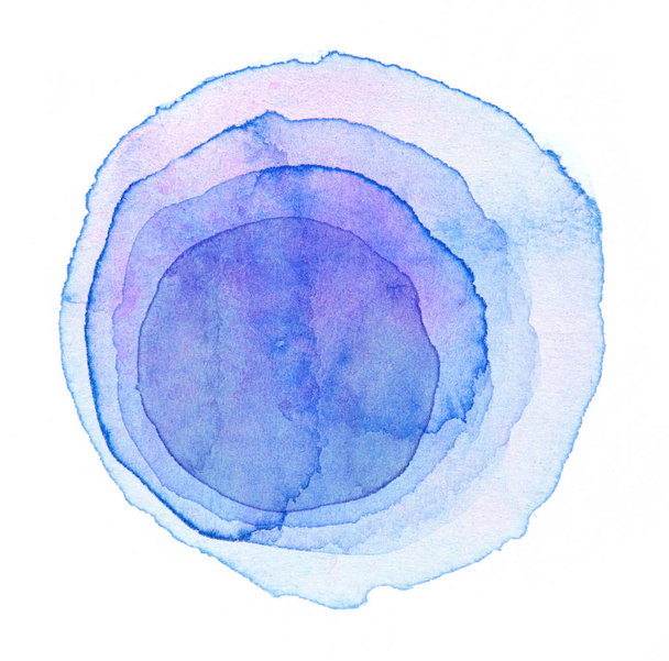 Watercolor circles overlay - Foto, Imagem